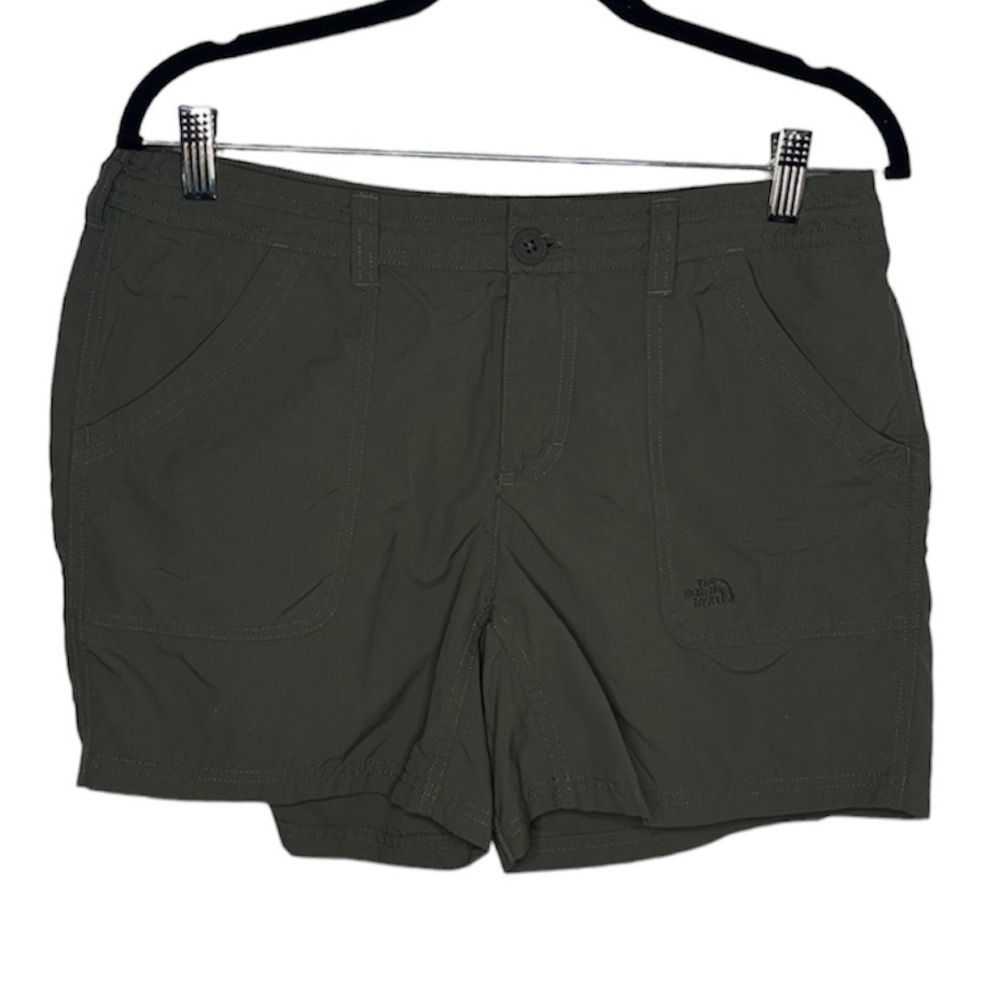 The North Face Horizon Dark Green Nylon Shorts Sz 10
